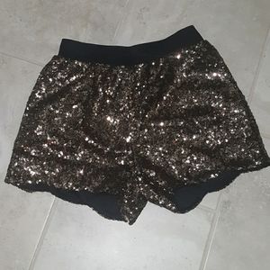 Sequin shorts